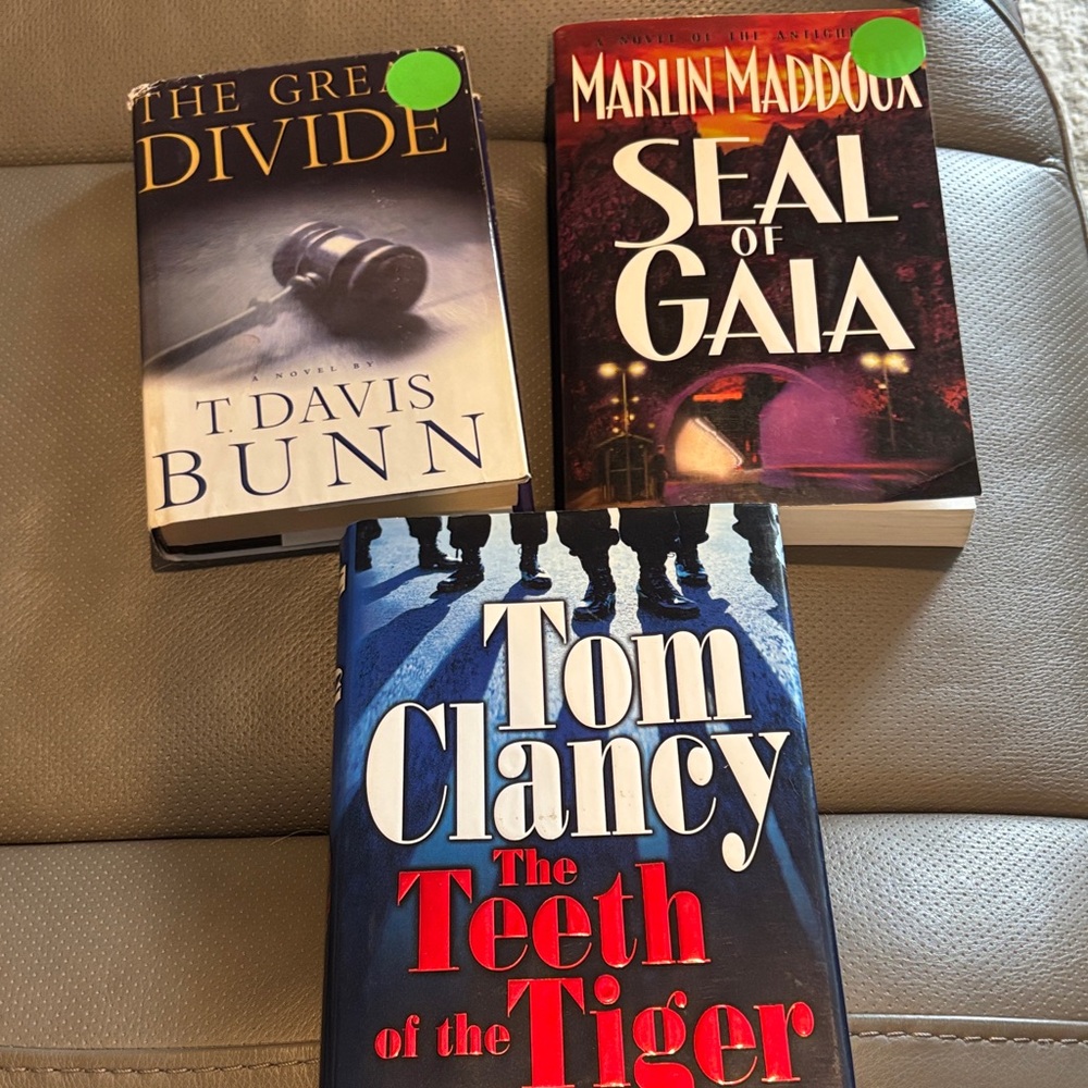 Adult book lot! Tom Clancy, Bunn